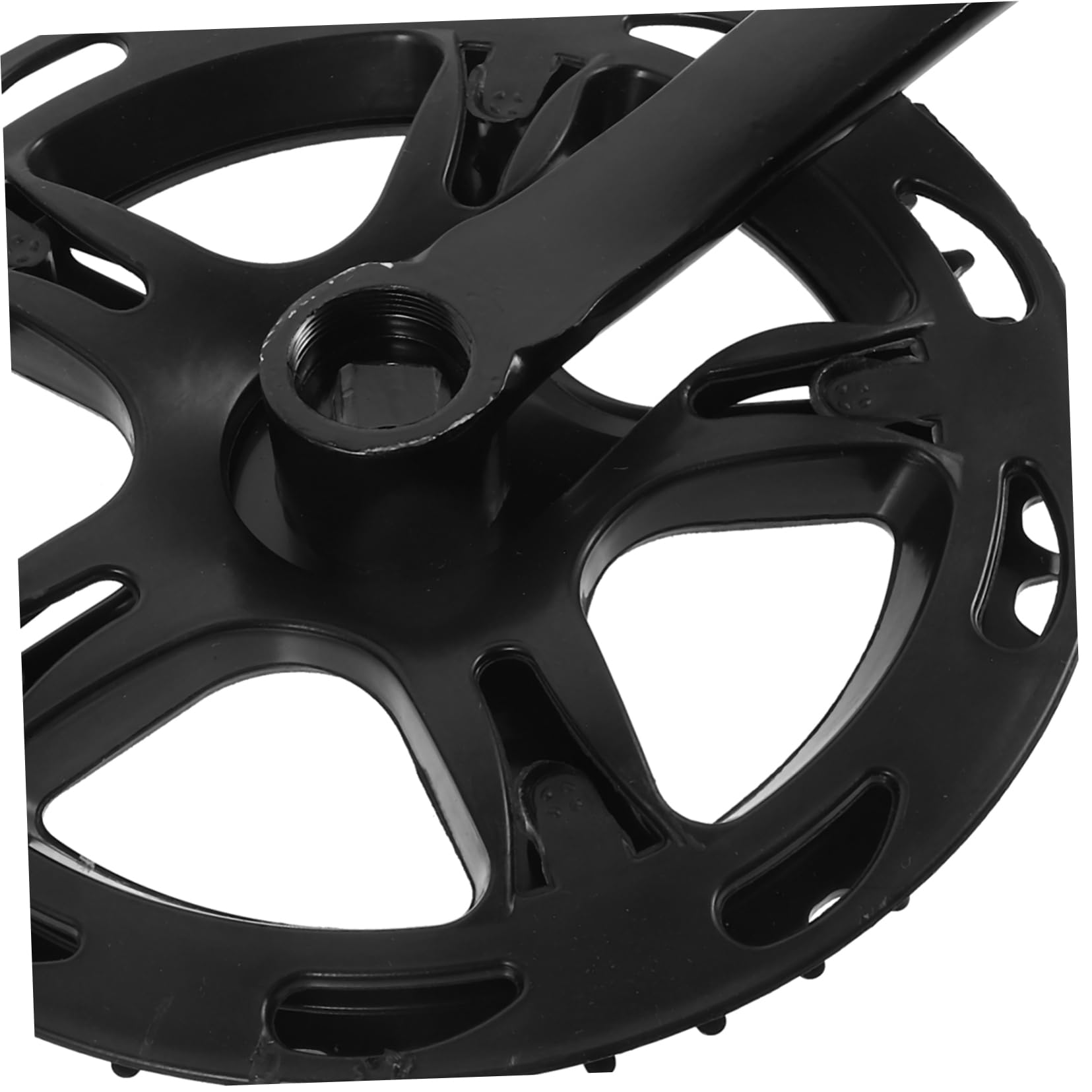 POPETPOP Set di Pedivelle per Bicicletta 40 Denti in Acciaio Corona Robusta, Braccio della Pedivella per Riparazione Bici, Forniture Guarnitura Compatibile per Ciclisti e Uso Outdoor