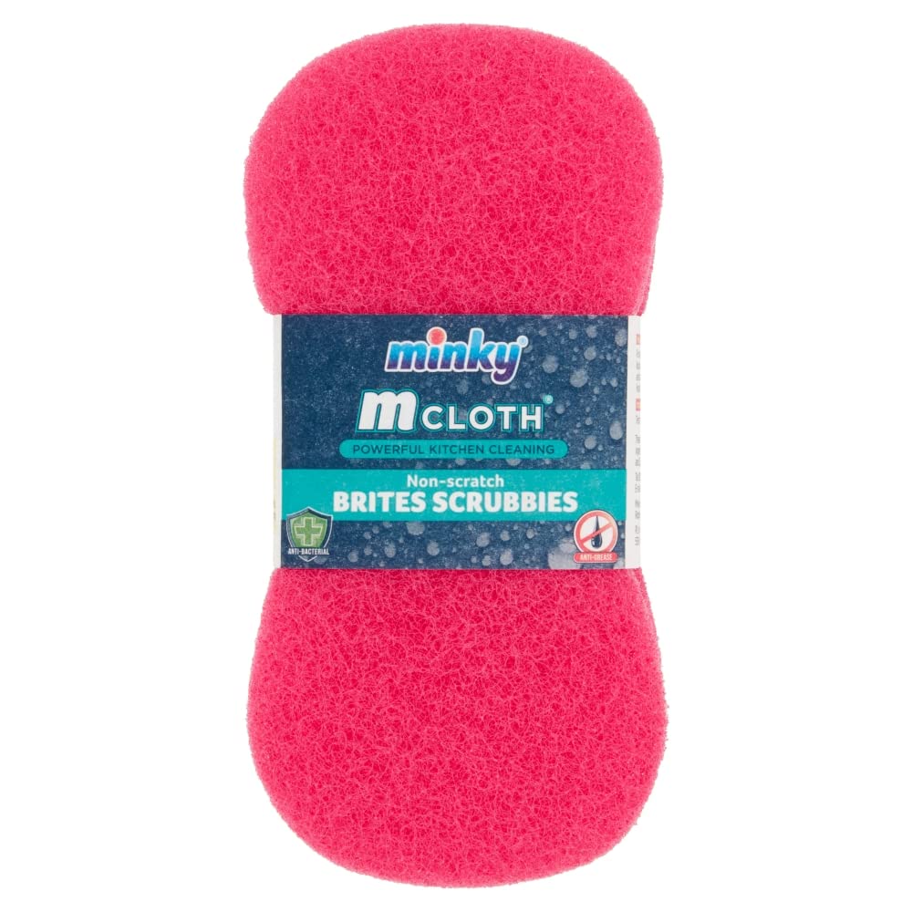 Minky Clear M Cloth Non-Scratch Brites Scrubbies