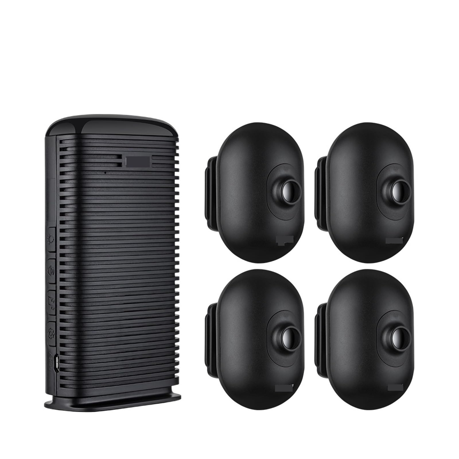 Détecteur De Mouvement PIR sans Fil Extérieur Étanche Système D'alarme De Sécurité À Domicile Infrarouge Allée Garage Véhicule Alarme Antivol(Driveway Alarm Kit2)