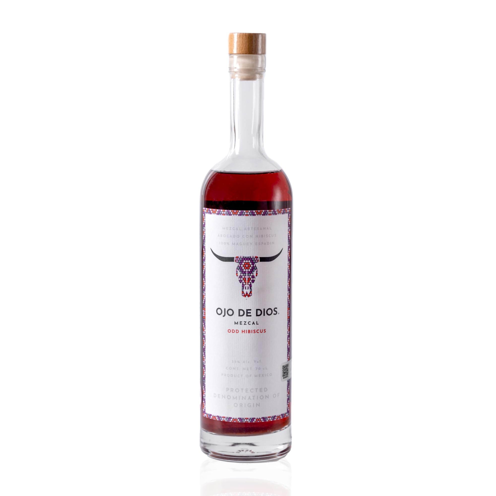Ojo De Dios Hibiscus Mezcal 70 cl | Award Winning Spirit | Handcrafted from Agave | Sustainably Farmed | Perfect Father’s Day Gift for Dad | Ideal for Cocktails & Sipping