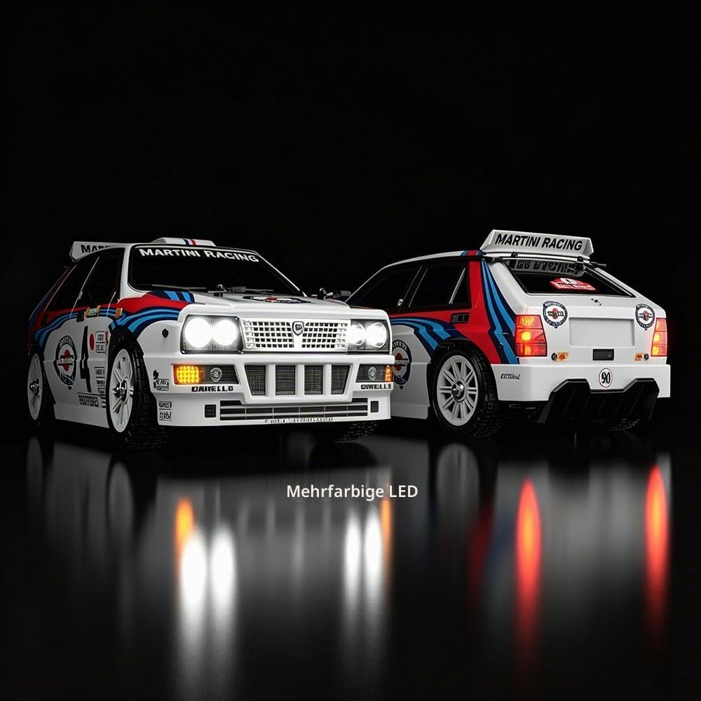 1/14 Bürstenloser Ferngesteuertes Auto Erwachsene,MJX 14302 42km/h Hochgeschwindigkeits RC Car, 2.4Ghz 4WD High Speed Rallye Car, 3 Batterien, Weiß