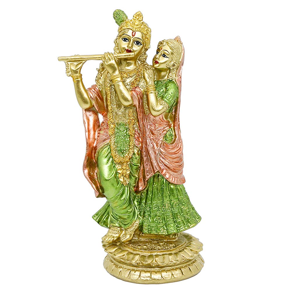 Buy Hindu Idol Radha Krishna Statue Indian God and Goddess Figurine