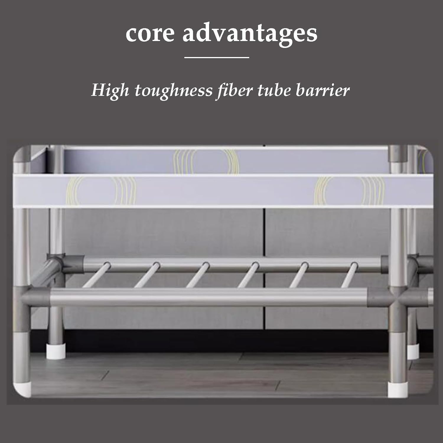 Grande Armadio con Struttura in Ferro for Camera da Letto, Armadio Portatile, Armadio salvaspazio, Armadio Facile da Montare(B,230cm/90.6in)