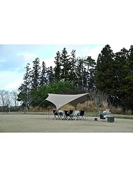 ユニフレーム　REVOタープⅡ＜L＞TC/TAN 2024年生産終了：REVOフラップⅡ TC/TAN - ユニフレーム