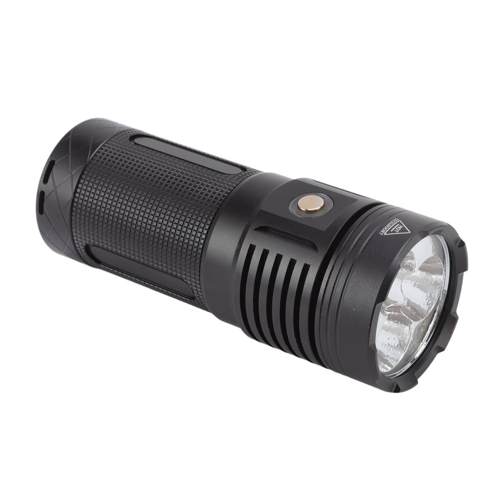 Cocoarm Latarka LED Stop Aluminium Mocna Latarka 8000 Lm 5 Trybów Ładowanie Typu C IPX6 Wodoodporny Zasięg 600 M na Kemping Piesze Wycieczki Wspinaczka Górska Jazda na Rowerze