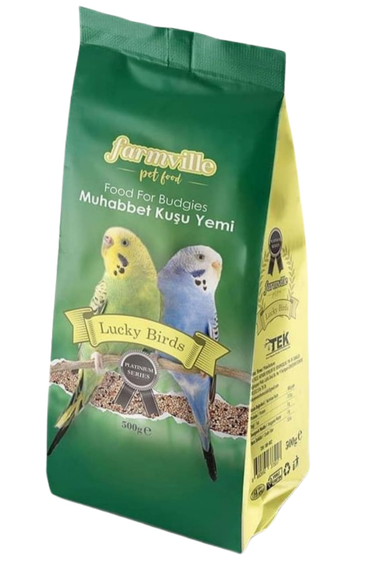 bypet Farmville 8 Karışımlı Premium Muhabbet Kuşu Yemi 500 Gram