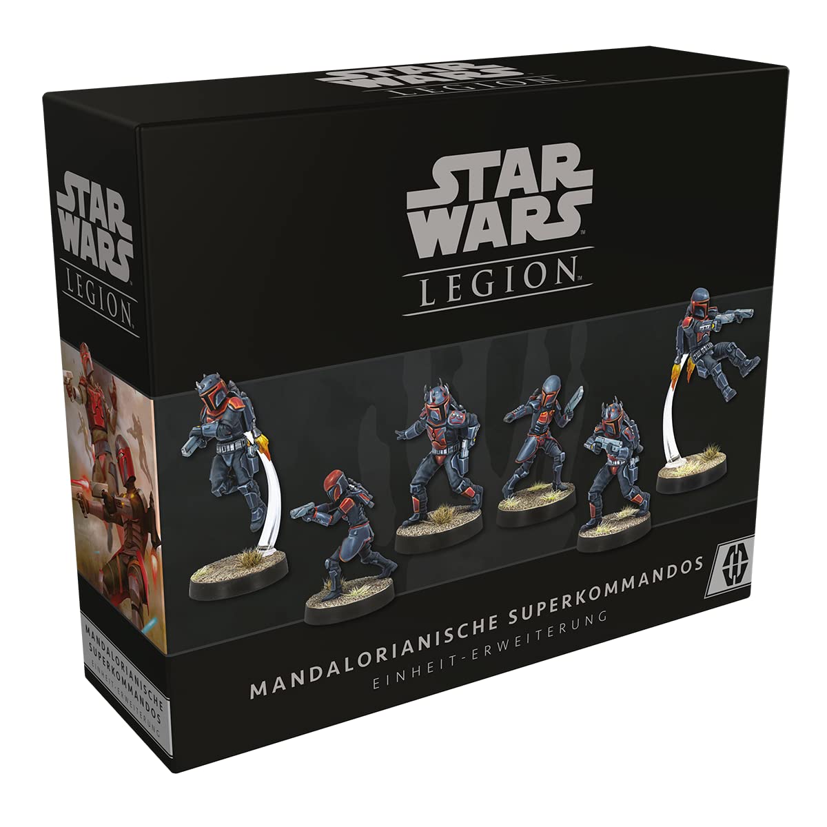 Atomic Mass Games, Star Wars: Legion - Mandalorian Super Commandos, Unit Expansion, Tabletop, 2 Players, Ages 14+, 120-180 Minutes, German
