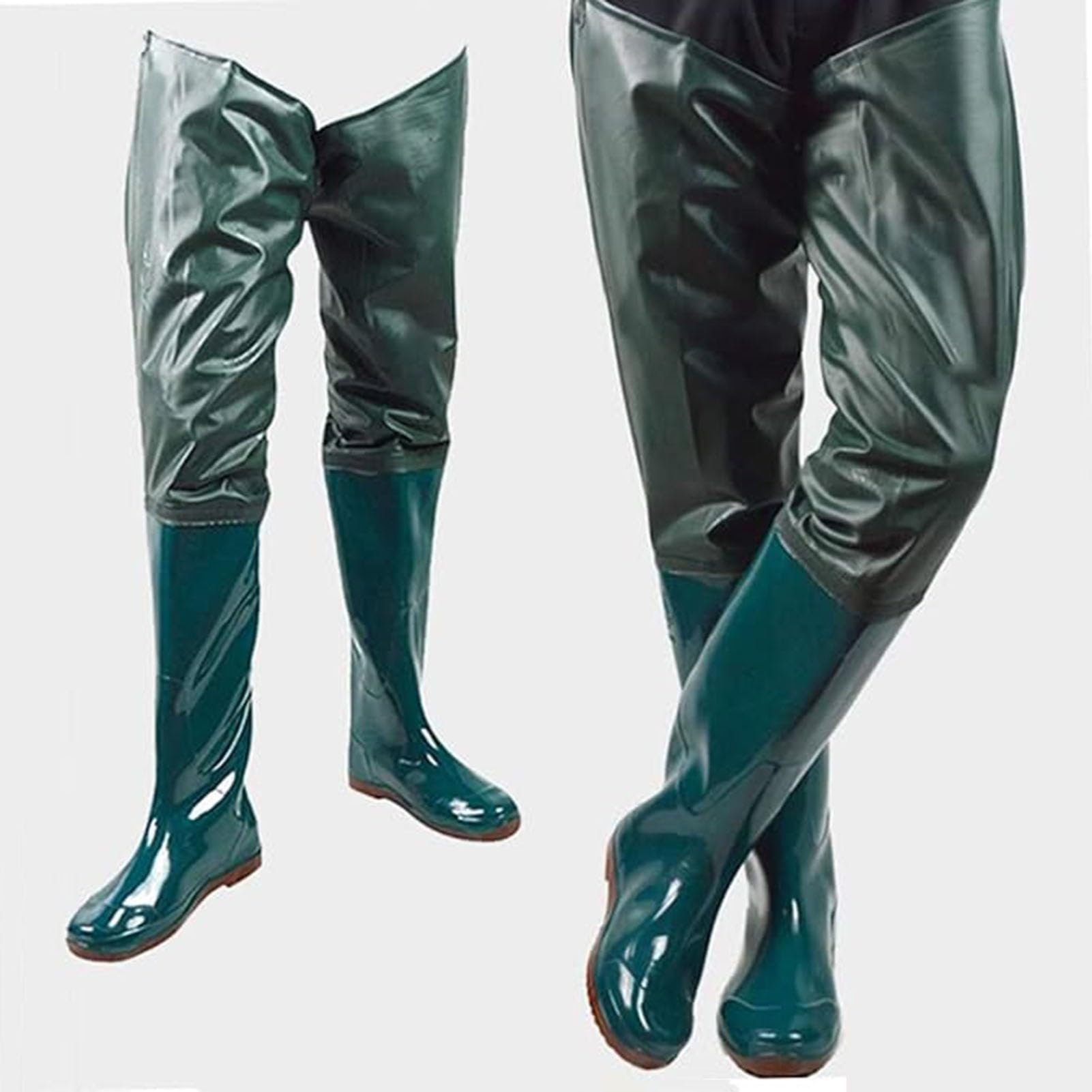 Watstiefel 80 cm Hohe Leichte Hüft-Wathose Für Herren, Watstiefel Mit Stiefeln Für Fliegenfischen, Bequeme Und Atmungsaktive Wasserstiefel