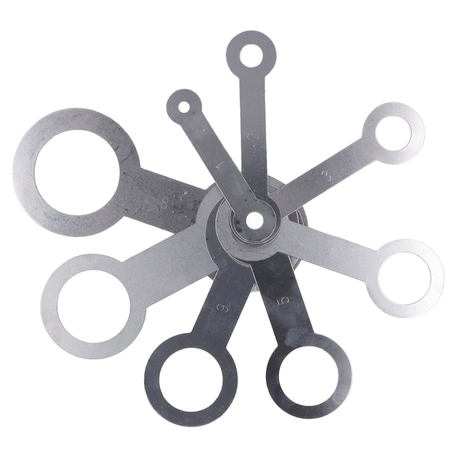 Herramienta de Reparación de Almohadillas de Cuero para Saxofón, Kit de Reparación de Almohadillas para Saxofón de Superficie Lisa Fácil de Sostener Ligero 8PCS para Mantenimiento
