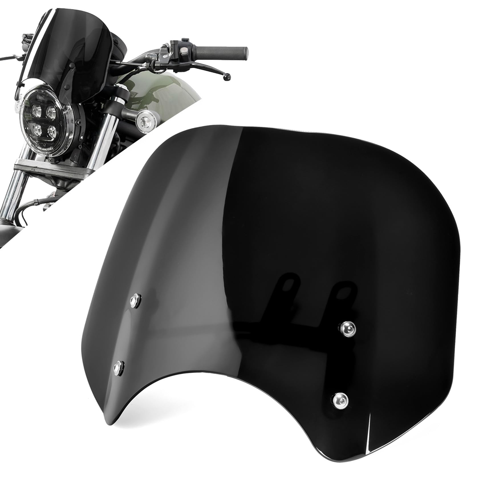 Lorababer Motorcycle Windshield Deflector