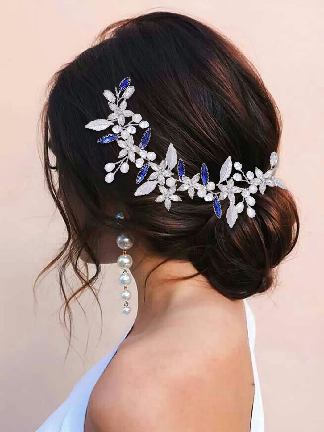 Cerchietto per capelli da sposa con perle / accessorio per capelli da sposa - Italia