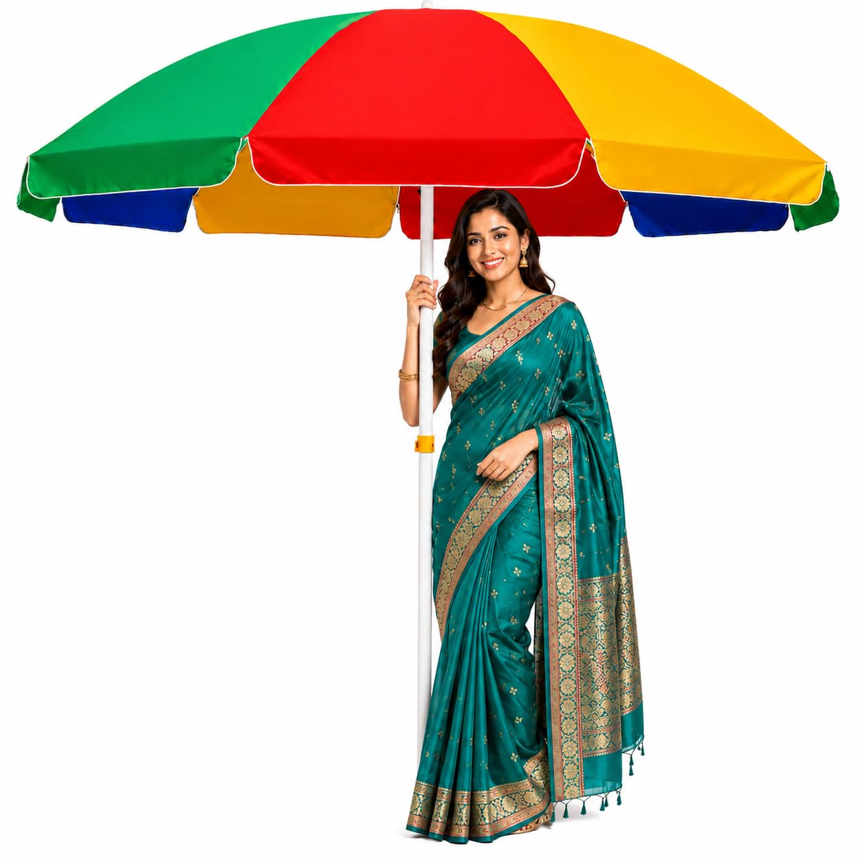Garden Umbrella 7FT Patio Umbrella Outdoor Canopy Poolside Use Outdoor Umbrella Patio Shade Balcony Use Restaurant Use Cafe Use (Multicolor)-image-35