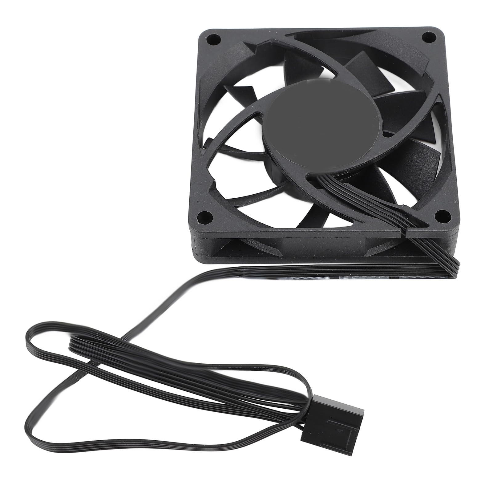 Ventola per Case del Computer, PWM a 4 Pin da 70 Mm, Controllo Intelligente della Temperatura, velocità Fino a 2500 Giri/min, Ventola di Raffreddamento con Doppio Cuscinetto a