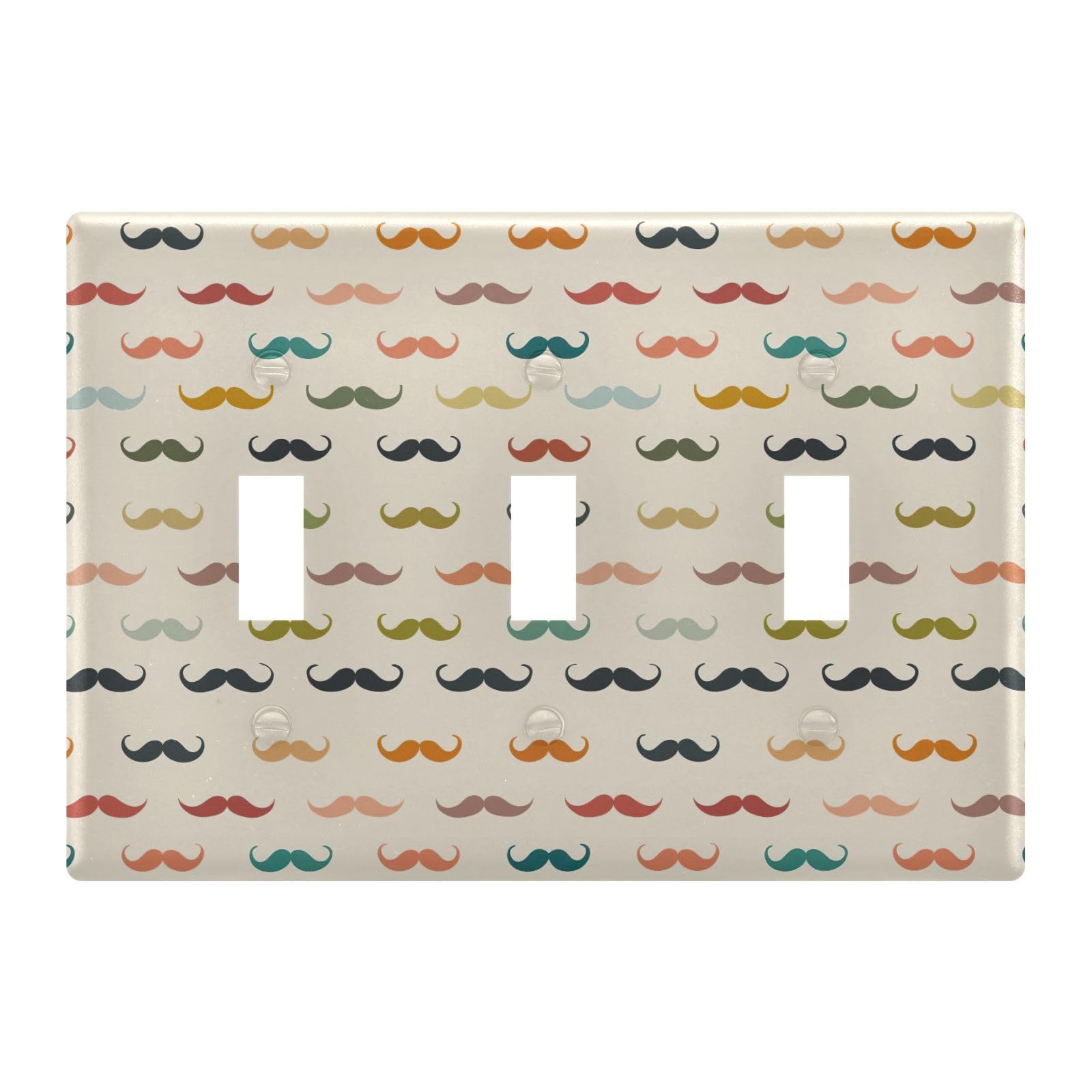 Light Switch Cover Wall Plates for Electrical Outlets 3 Gang 202b5338