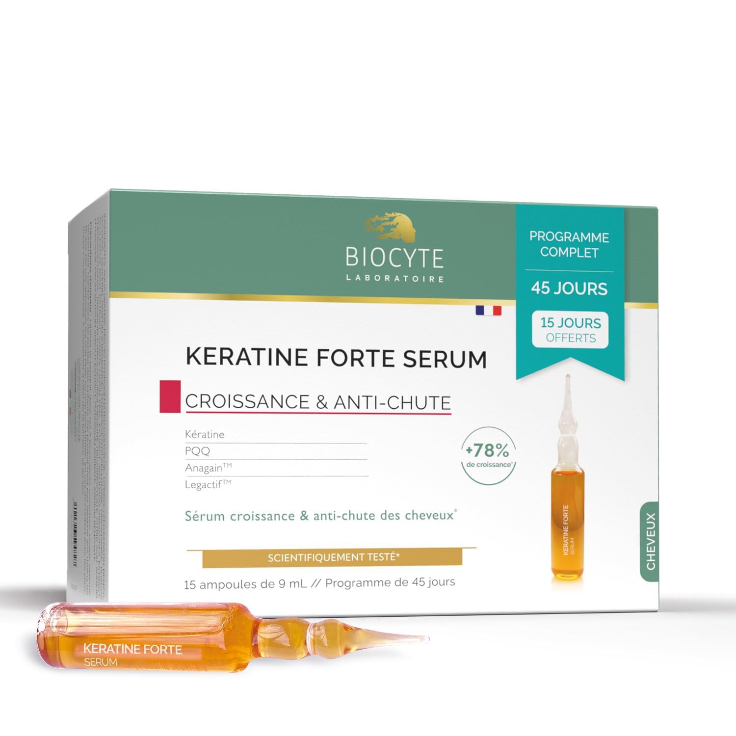Anti-Hair Loss Keratine Forte Serum 3 x 5 Phials