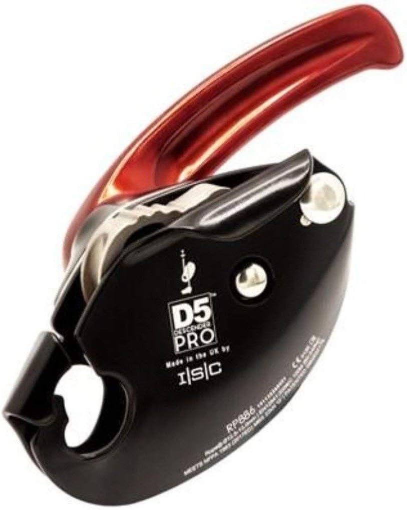 ISC D5 PRO Descender (Black) Sports & Outdoors