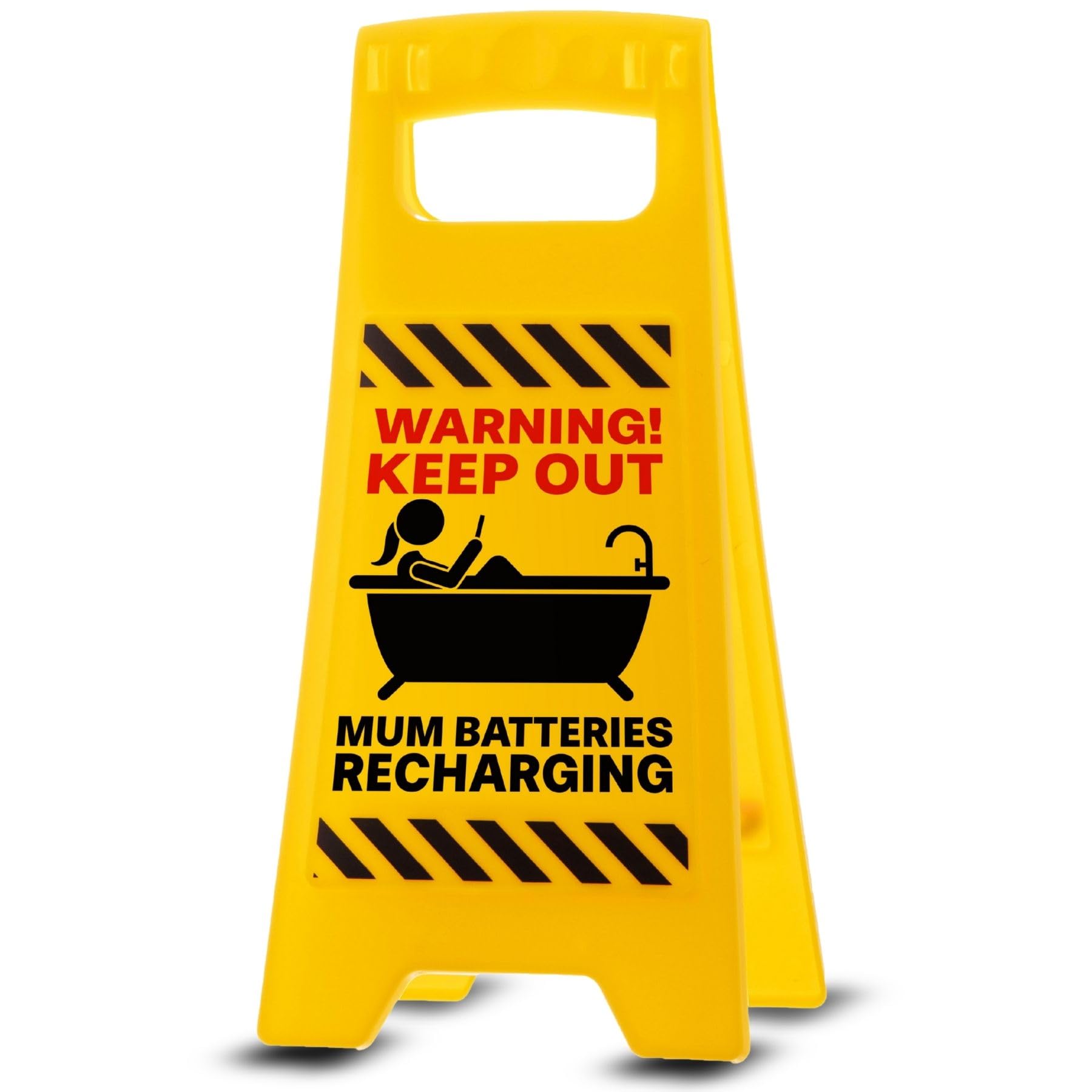 Boxer Games Mum Batteries Recharging Desk Warning Sign