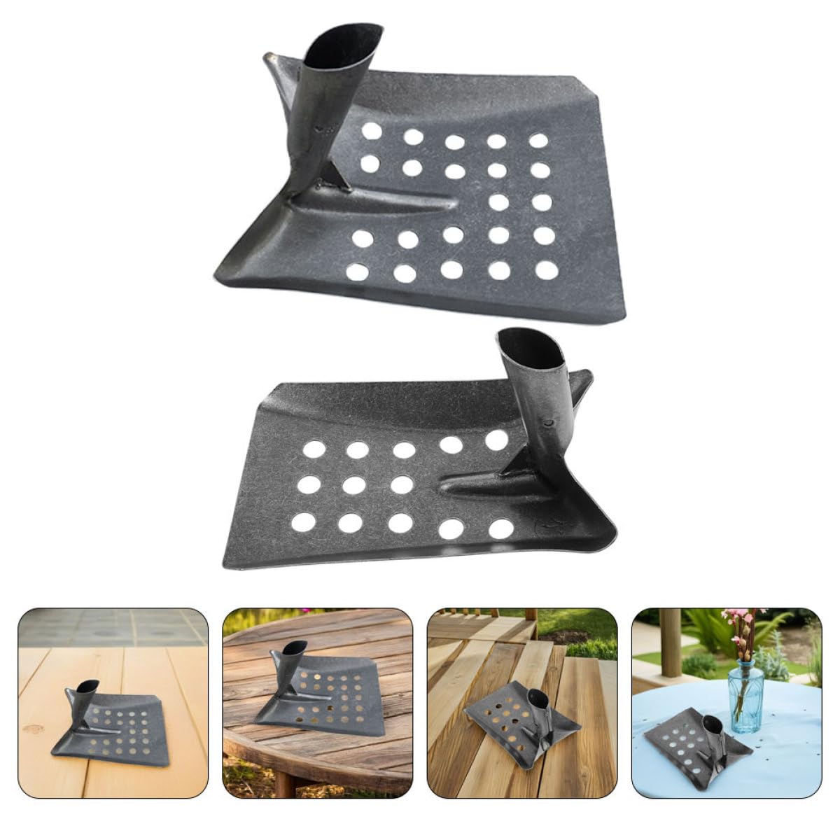 Toyvian 2 Metalowa Łopata Do Czyszczenia Odpływów Wytrzymała Konstrukcja Ergonomiczny Do Usuwania Mułu i Zanieczyszczeń z Kanalizacji Rowów i Zbiorników Wodnych