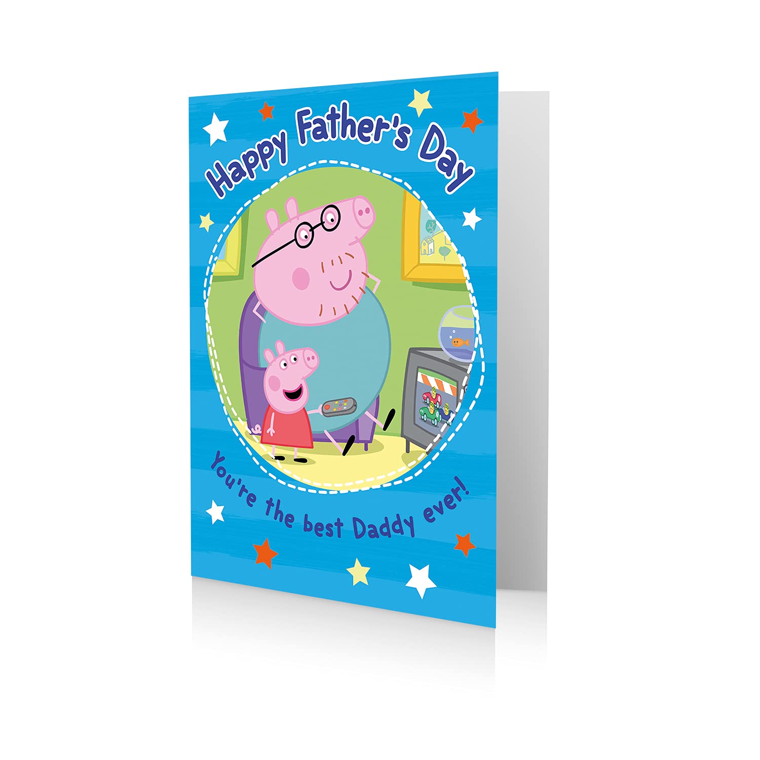 Peppa Pig Father's Day Card, Super Duper Daddy
