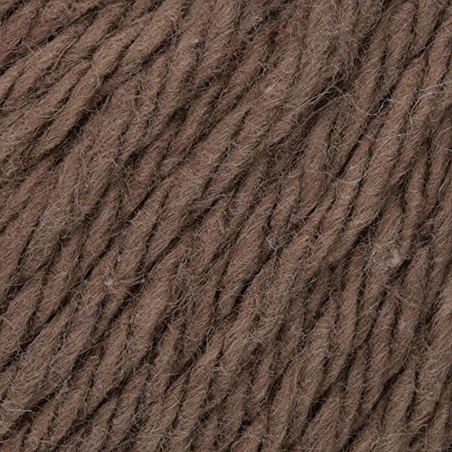 Image of Lily 10201818013 Sugar 'N Cream Super Size Solid Yarn, 4oz, Gauge 4oz Medium, 100% Cotton, Big Ball - Warm Brown - Machine Wash & Dry