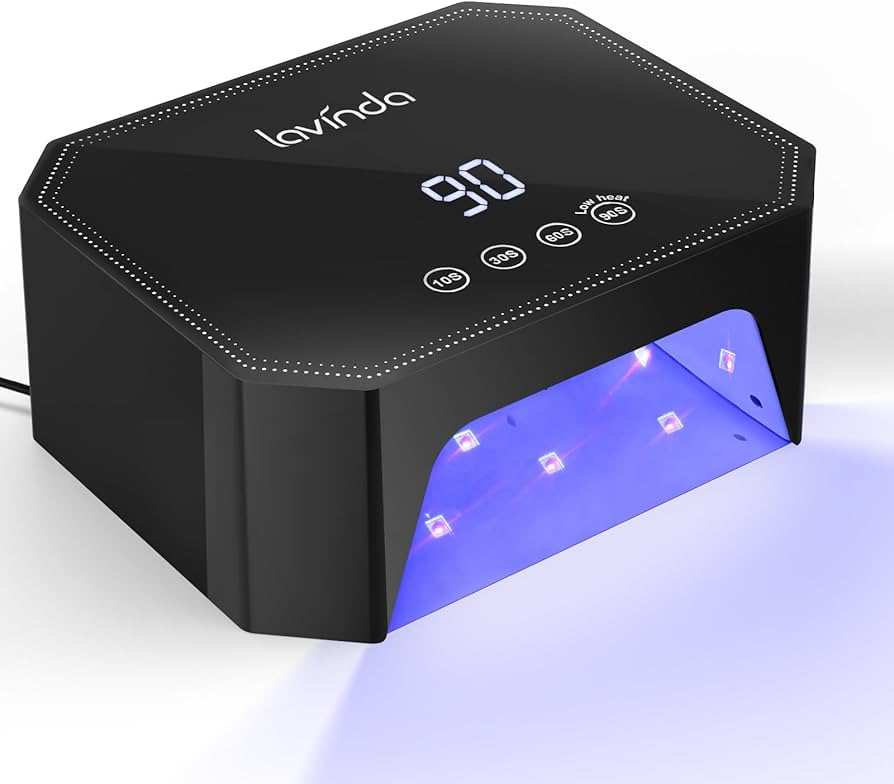 Amazon.com : Lavinda 54W UV LED Nail Lamp – Plug-in Gel Nail Light