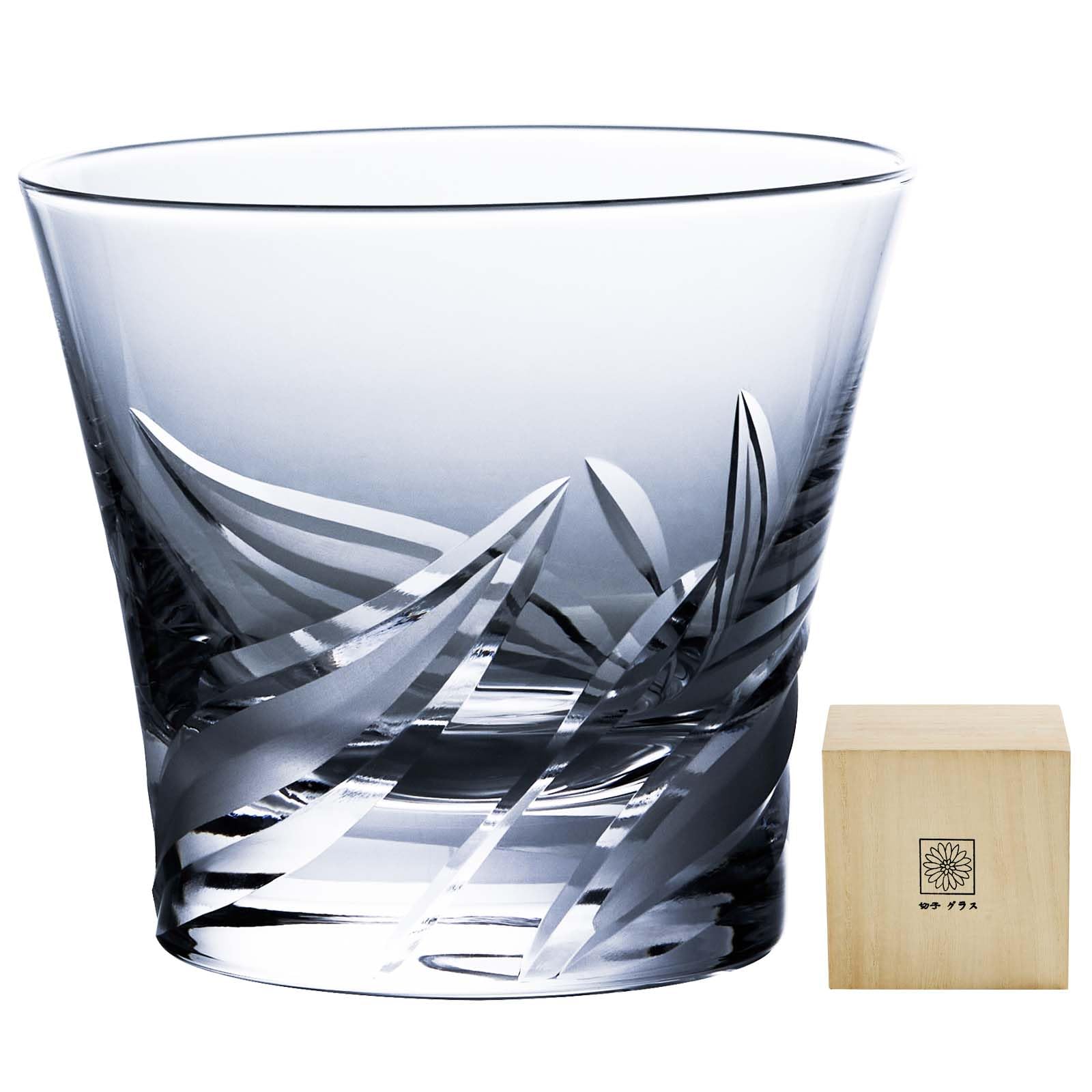 Kiriko Cut Crystal Whiskey Glass, Handcrafted