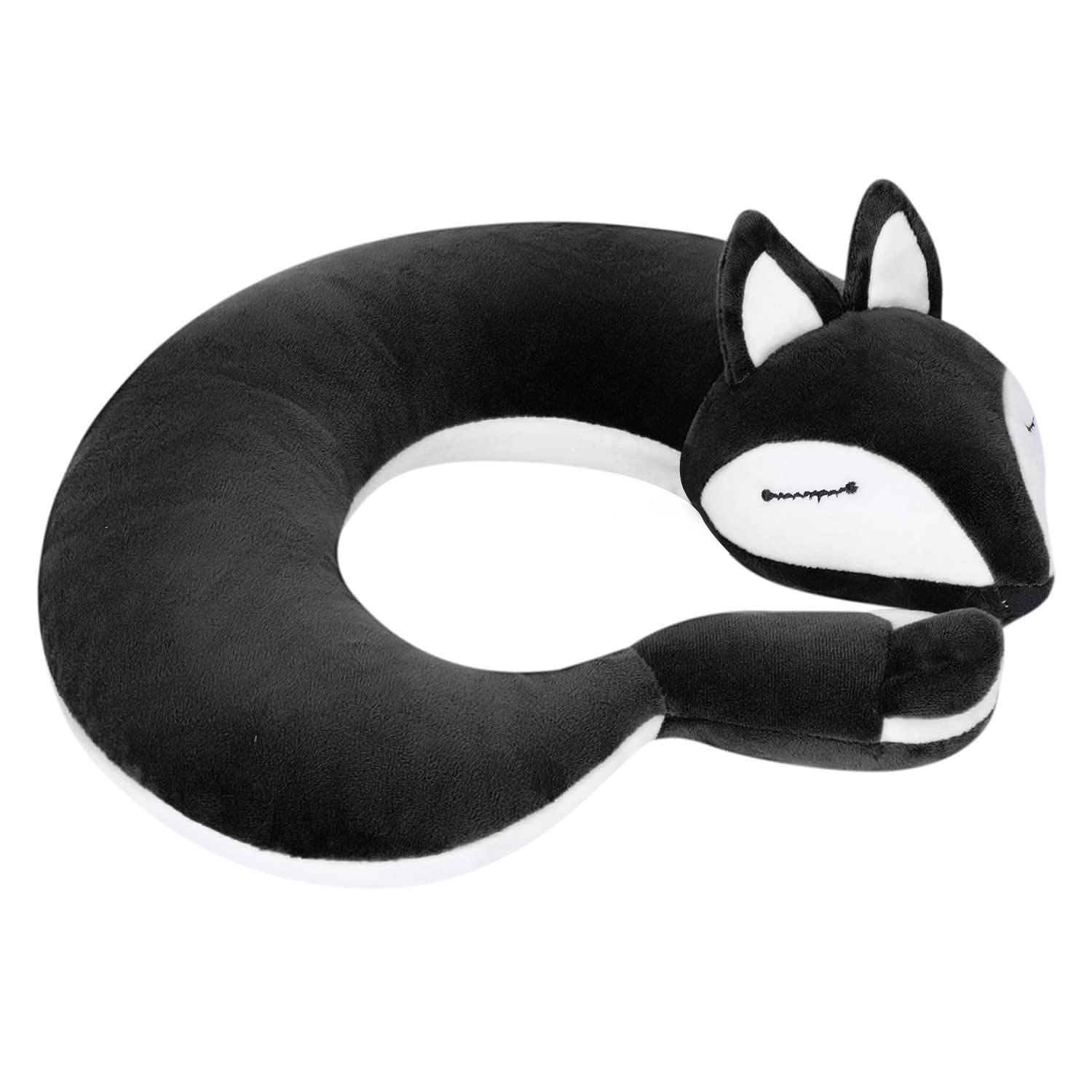 XGOPTS Travel Pillow Neck Support Rest Pillow, Cartoon Cute Animal U-Shaped Pillow, Household Portable Car Travel Sleeping Pillow for Airplanes, Home, Camping, Travelling, Office nap