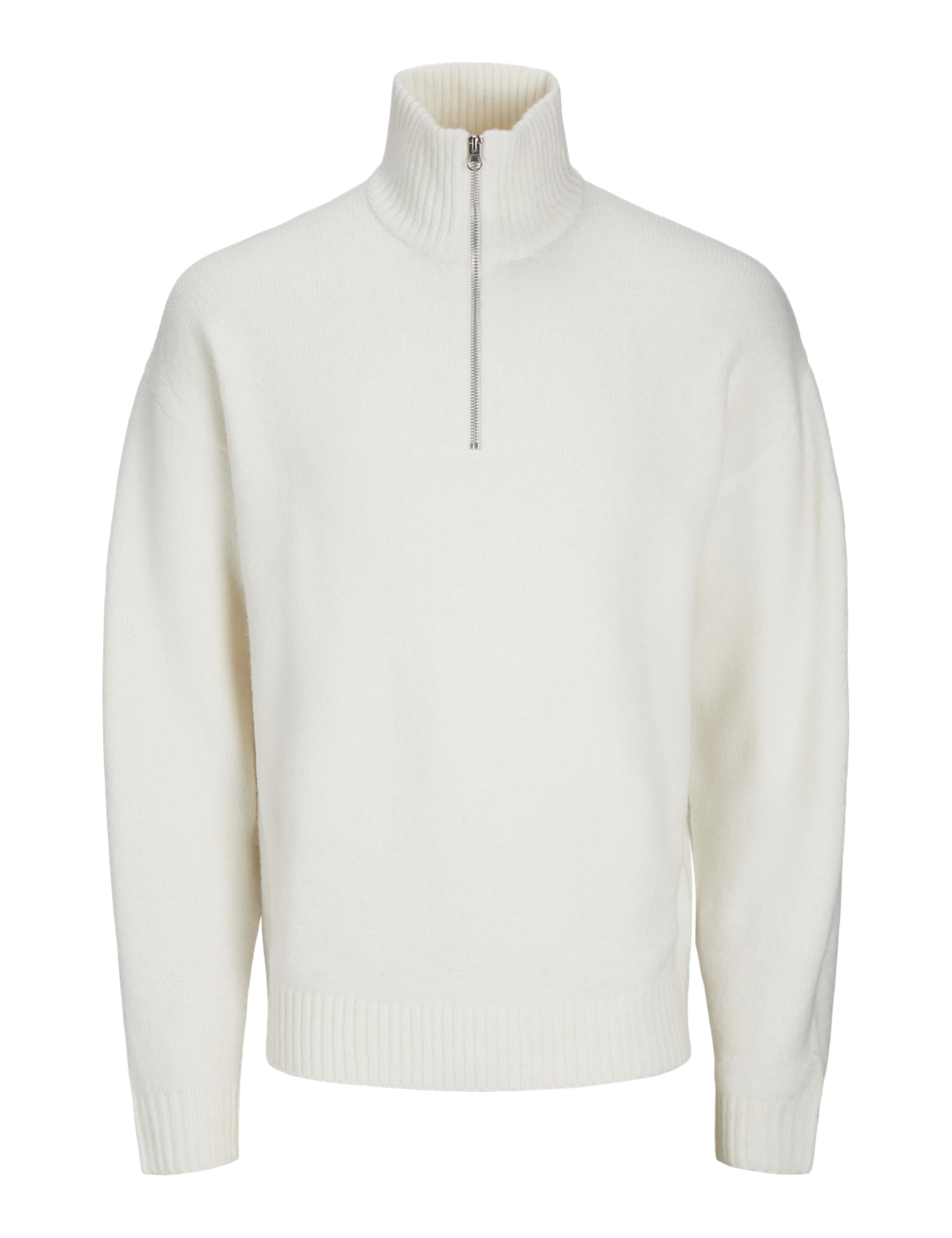 Jack&Jones JOROLLIE Knit Half Zip SN, Sea Salt, XL