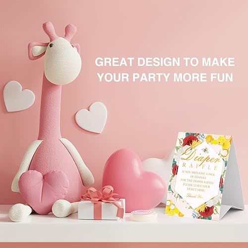 Miniatura 5 de Juegos de baby shower, decoraciones de baby shower, recuerdos de fiesta de baby shower, paquete de 50 tarjetas y 1 cartel (L455)