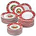 Produktbild VEWEET, Serie SANTACLAUS, Porzellan Kombiservice, 36 teilig Geschirrset, Teller Set, mit je 12 Dessertteller, Suppenteller und Speiseteller