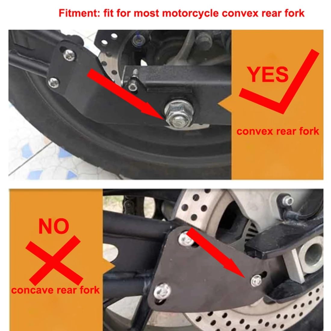 Koło przedłużenie błotnika Uniwersalny tylny błotnik motocykla koła Hugger osłona przeciwbryzgowa ochraniacz pleców pasuje do Yamaha Motocykl przedni błotnik