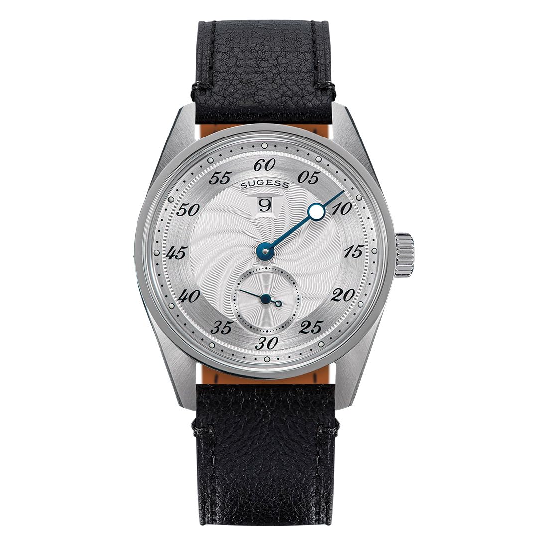 Seestern Sugess S451 Automatik Regulator Stahl Leder Weiß Herrenuhr