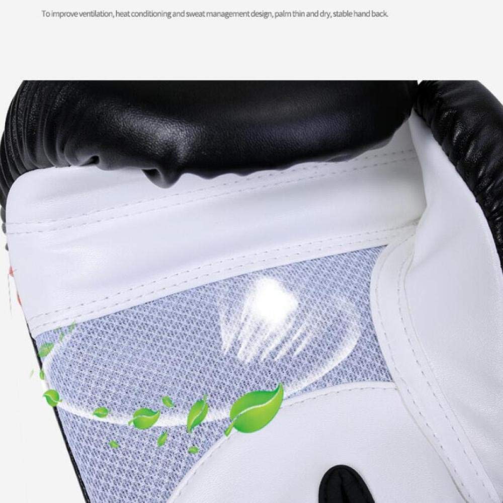 Guantes Boxeo niño 6oz Boxing Bag Guantes Vendas de Boxeo 3 a 10 años Muay Thai Taekwondo Sanda Fight Rojo Blanco Negro