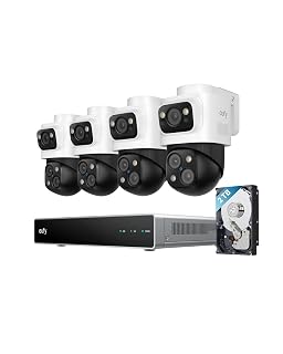eufy 4K NVR Security Camera System S4 Max, PoE Wired, 24/7 Recording, Triple Lens Bullet-PTZ Cam, 360° PTZ, Up to 16CH, Cross-Cam Tracking, 8× Auto Zoom, Smart Video Search, 2TB HDD - Amazon product rated Grade B