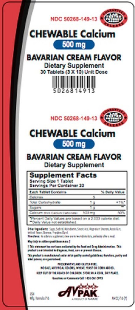 Calcium Carbonate (Chewable) 500mg Tablet 30 Count