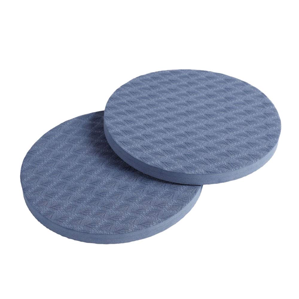 RUITAI 2pcs Round Fitness Yoga Flat Support Pad Elbow Knee Wrist Protection Non-Slip Yoga Exercise Mat Joint Cushion