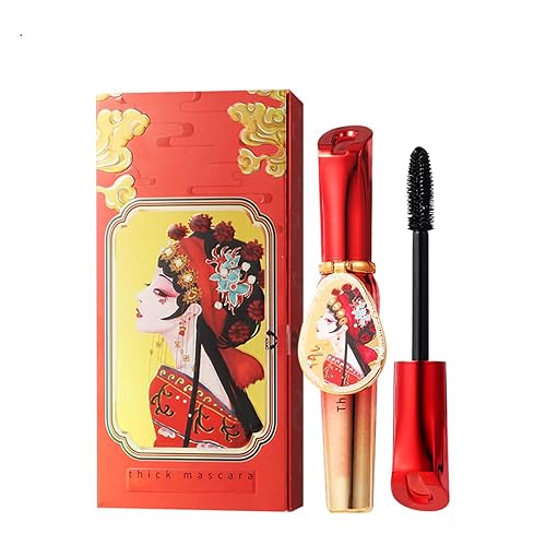 Máscara con espejo de maquillaje, diseño inspirado en la ópera china de Pekín, suave, impermeable, a prueba de manchas, grueso y duradero, máscara