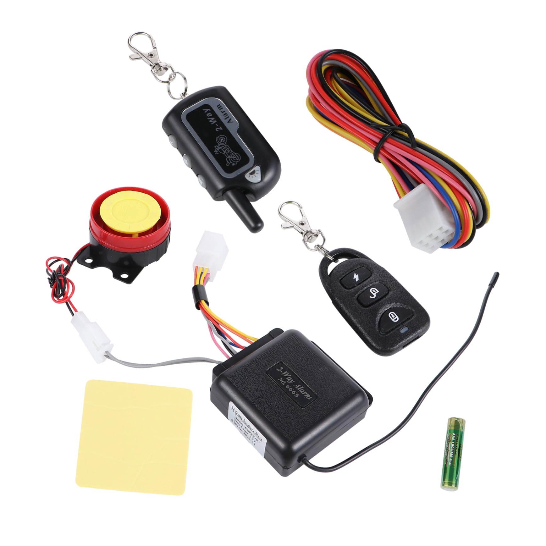 1set Dispositivo Di Sicurezza Antifurto Per Di Allarme Con Sensibilità e Funzione Di Remoto Per e Scooter