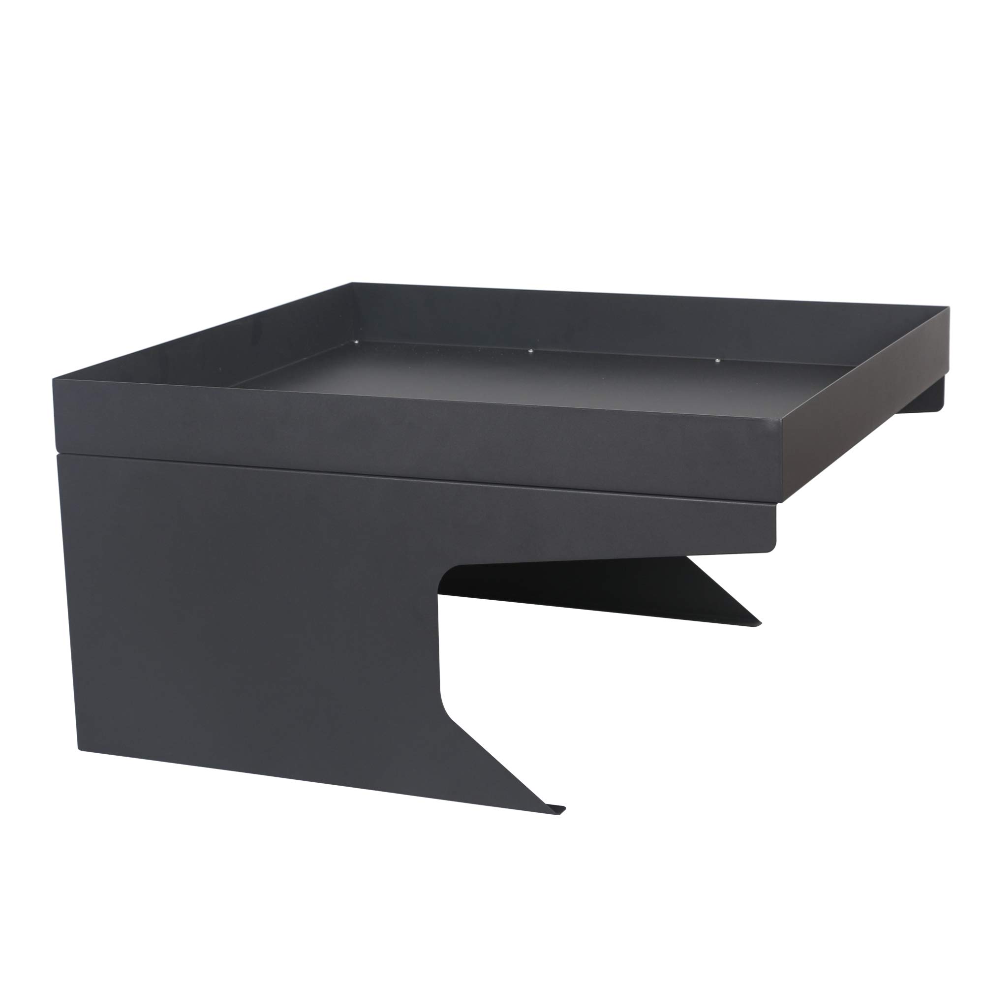 HMGL01 - Garaje para robot cortacésped de acero galvanizado con espacio decorativo para techo, protección exterior, 60 x 70 x 36 cm