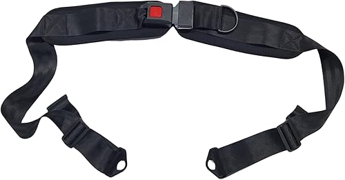 Miniatura 1 de Cinturón de seguridad acolchado para silla de ruedas, estilo automático, hebilla de metal, cinturón de posicionamiento (mediano) se adapta a la