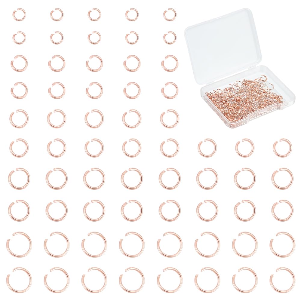 Een Set Box 3 4 5 6 7 8 10mm 8 Kleuren Open Ringetjes Split Ringen Link