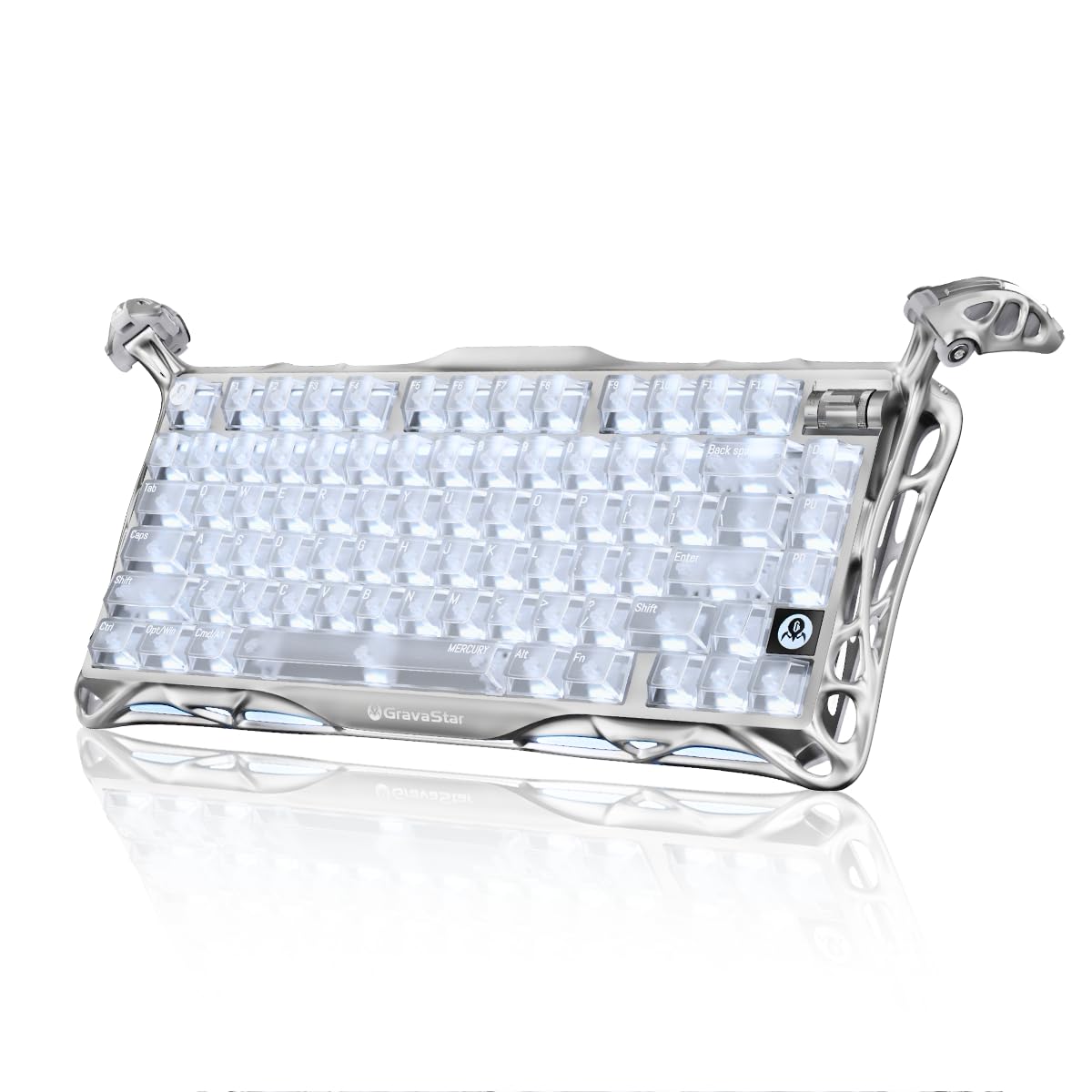GravaStar Mercury K1 Pro 75% Wireless Mechanical Gaming Keyboard, Hot-Swap | Tri-Mode BT/…