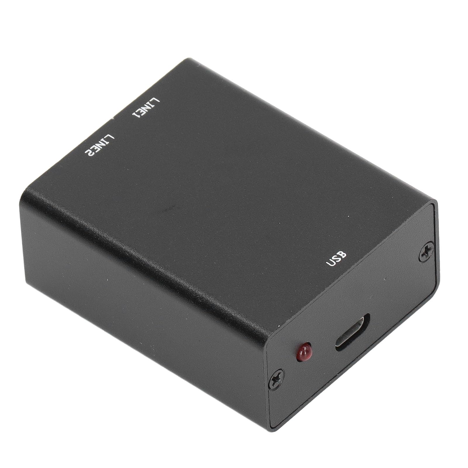 Mini Enregistreur Vocal pour Téléphone Fixe 32Go Mémoire RJ11 100-240V pour Maison et Bureau