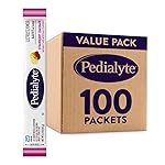 Pedialyte Electrolyte Powder | Hydration Drink for Kids & Adults | Strawberry Lemonade, 100 Powder Packets