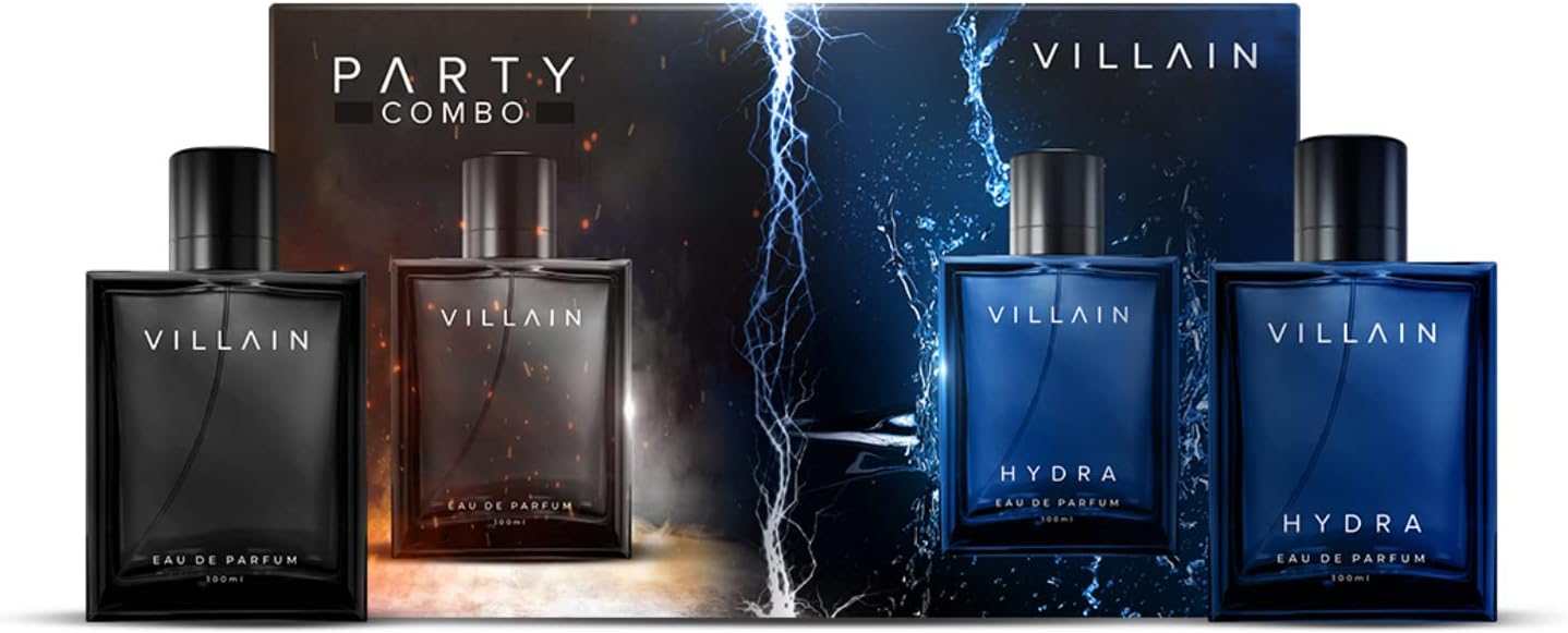 Villain Party Combo (EDP and Hydra Eau De Parfum - 100 ml each)