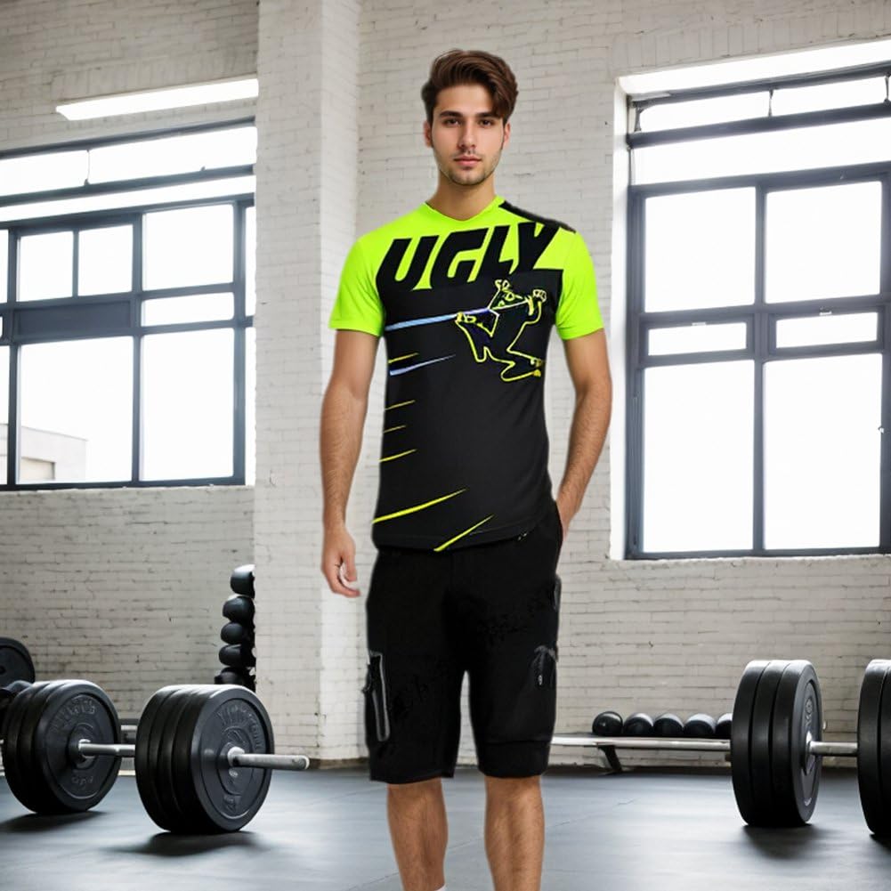 UGLY FROG Downhill Jersey Mens Bike Wear Rage Cycling/Motocross Clothes Mountain Bike Shirt MTB BMX — view 43