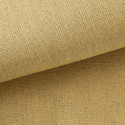 Tecido Para Sofá e Estofado Linho Monza 21 Cambraia Mostarda - Largura 1,40m Monza-21