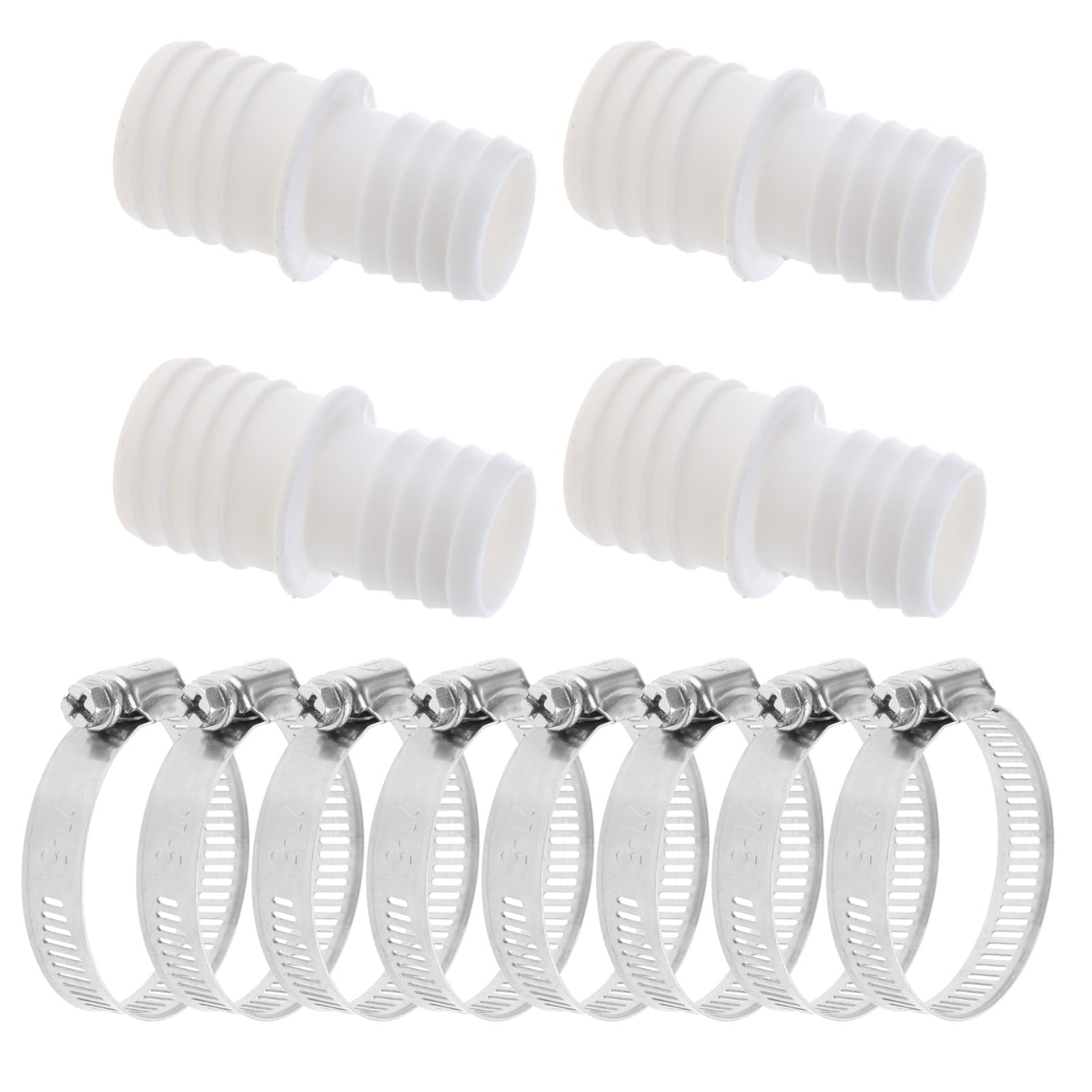 Adattatore Per Tubo Piscina 4572 – Connettore Da 3,8 Cm A Valvola 3,2 Cm, Accessorio Portatile Ant Perdite - 4