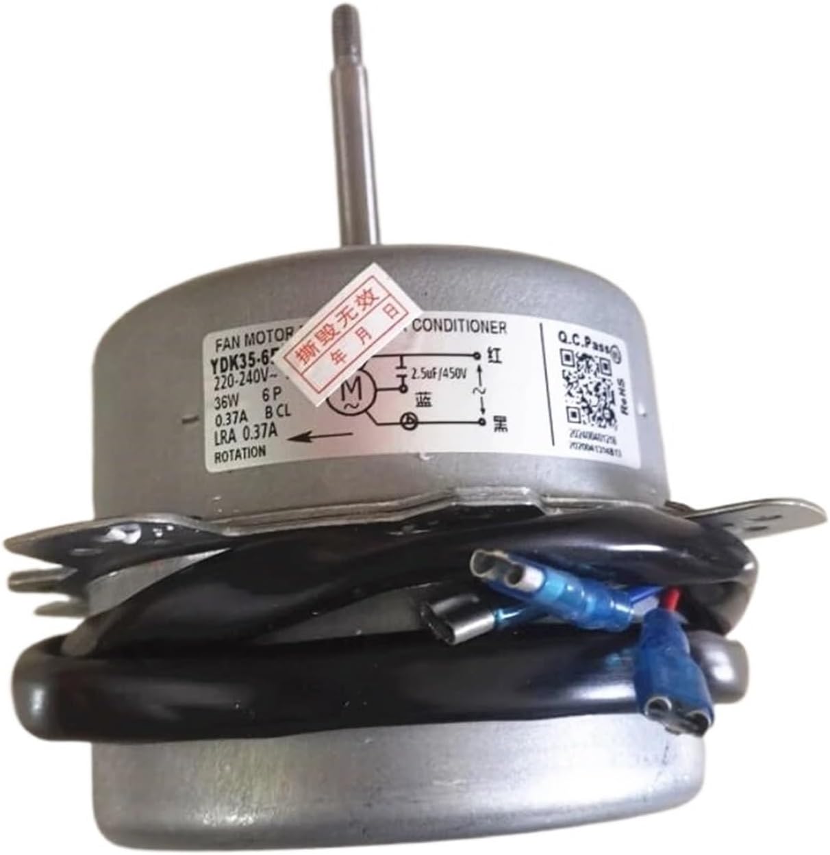 Air conditioner machine motor YDK30-6 YDK-30-6A YDK-30-6 Motor fan YDK35-6K(WHITE)