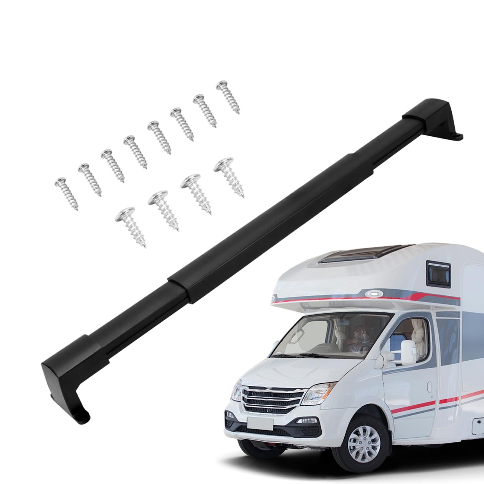 Barre d'appui pour poignée porte camping-car évite casse moustiquaire remorque